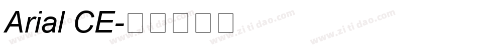 Arial CE字体转换